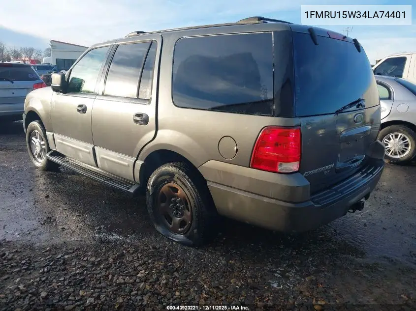 1FMRU15W34LA74401 2004 Ford Expedition Xlt