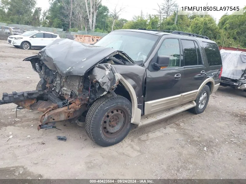 2005 Ford Expedition Eddie Bauer VIN: 1FMFU18505LA97545 Lot: 40423584