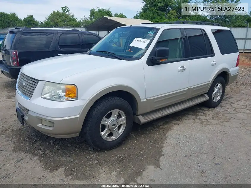 1FMPU17515LA27428 2005 Ford Expedition Eddie Bauer/King Ranch