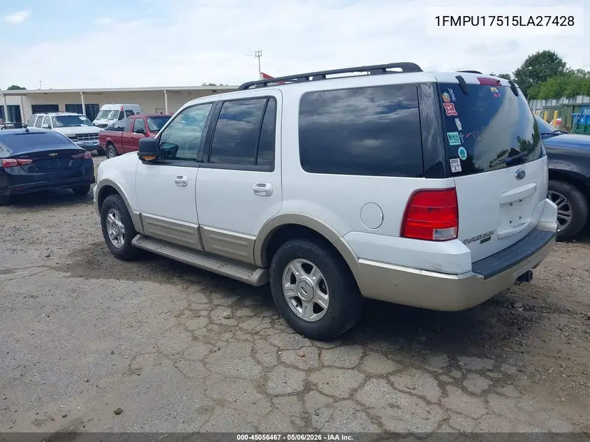 1FMPU17515LA27428 2005 Ford Expedition Eddie Bauer/King Ranch