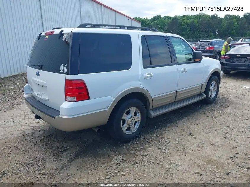 1FMPU17515LA27428 2005 Ford Expedition Eddie Bauer/King Ranch