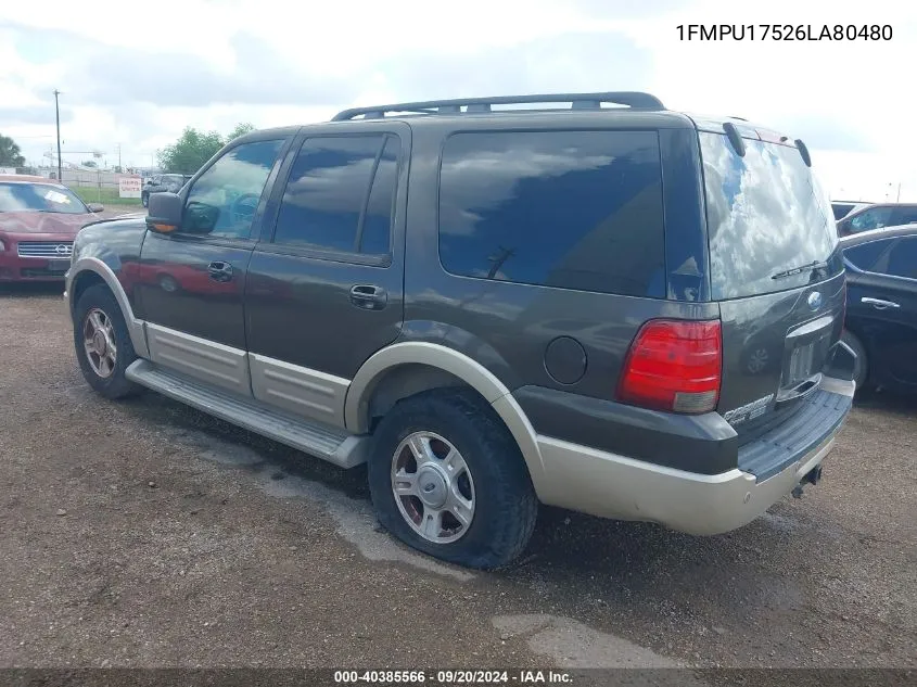 1FMPU17526LA80480 2006 Ford Expedition Eddie Bauer/King Ranch