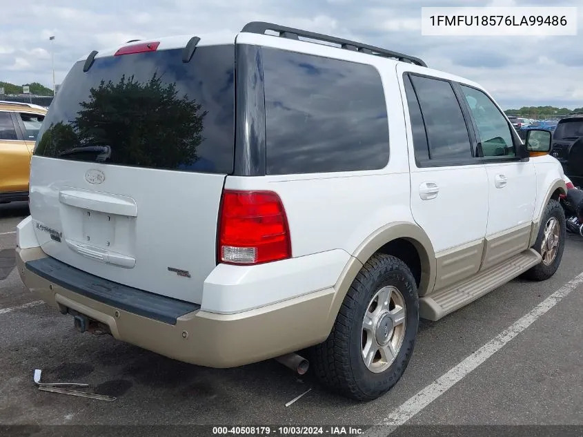 2006 Ford Expedition Eddie Bauer/King Ranch VIN: 1FMFU18576LA99486 Lot: 40508179