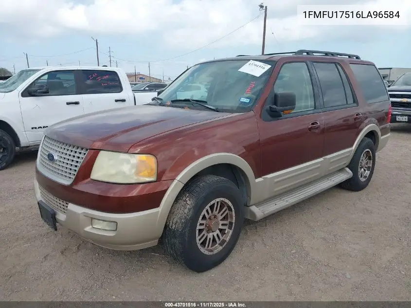1FMFU17516LA96584 2006 Ford Expedition Eddie Bauer/King Ranch