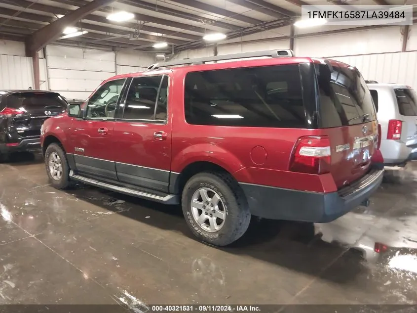 1FMFK16587LA39484 2007 Ford Expedition El Xlt