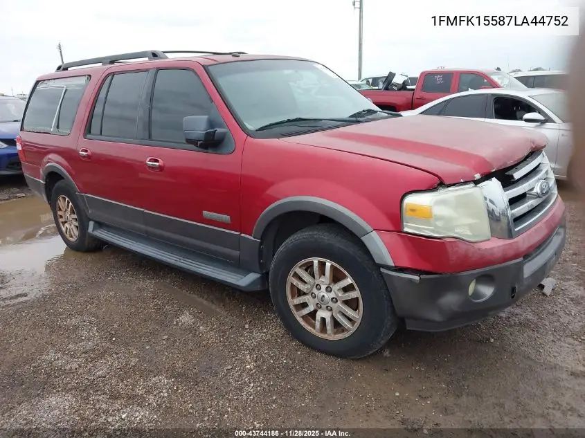 1FMFK15587LA44752 2007 Ford Expedition El Xlt