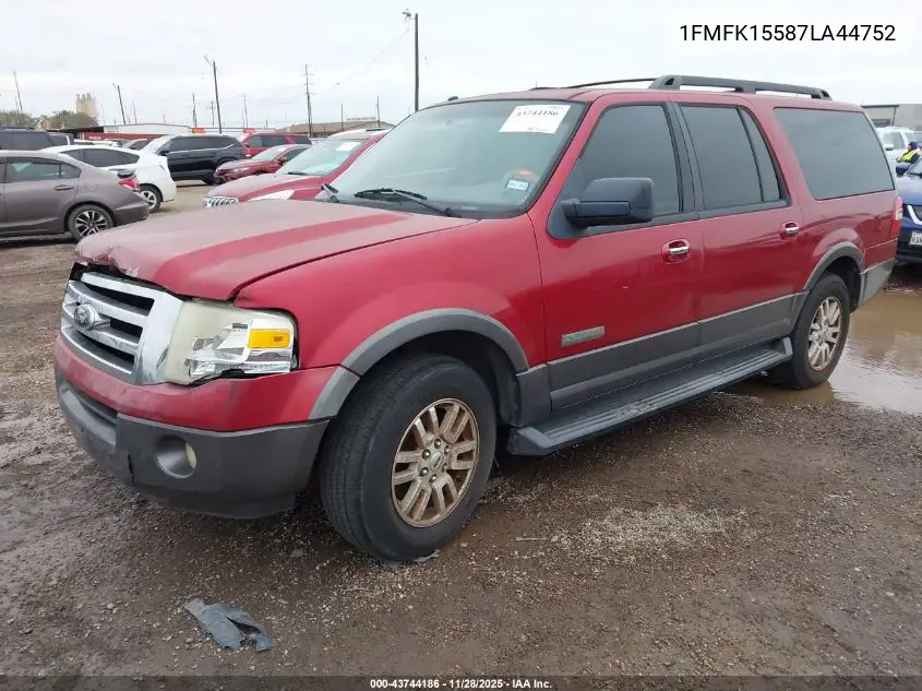 1FMFK15587LA44752 2007 Ford Expedition El Xlt