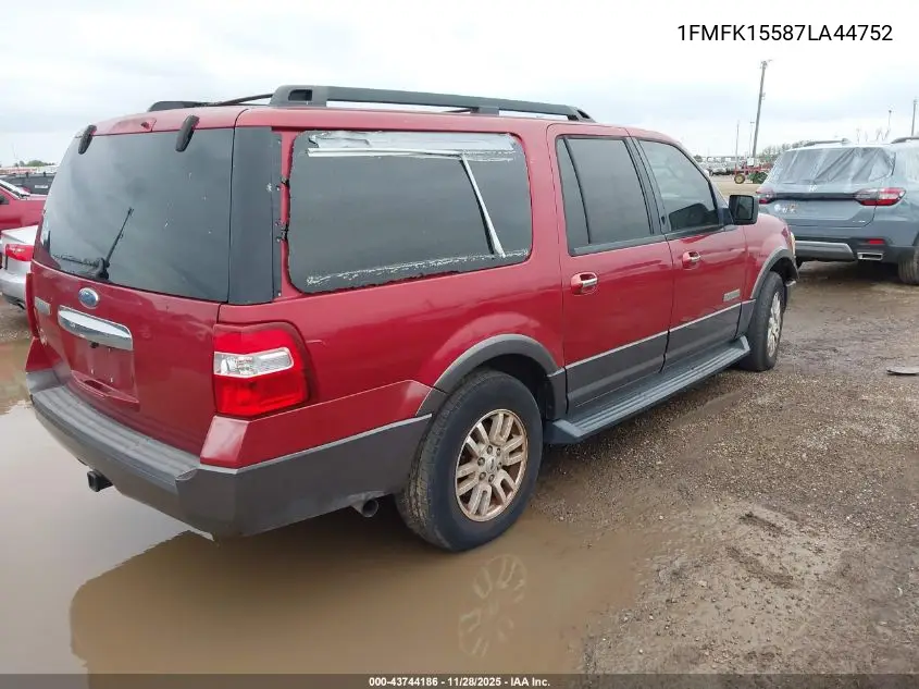 1FMFK15587LA44752 2007 Ford Expedition El Xlt