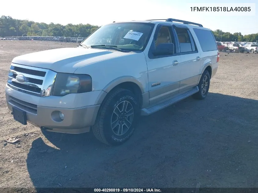 1FMFK18518LA40085 2008 Ford Expedition El Eddie Bauer/King Ranch