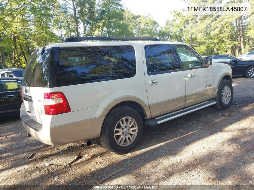 1FMFK18558LA45807 2008 Ford Expedition El Eddie Bauer