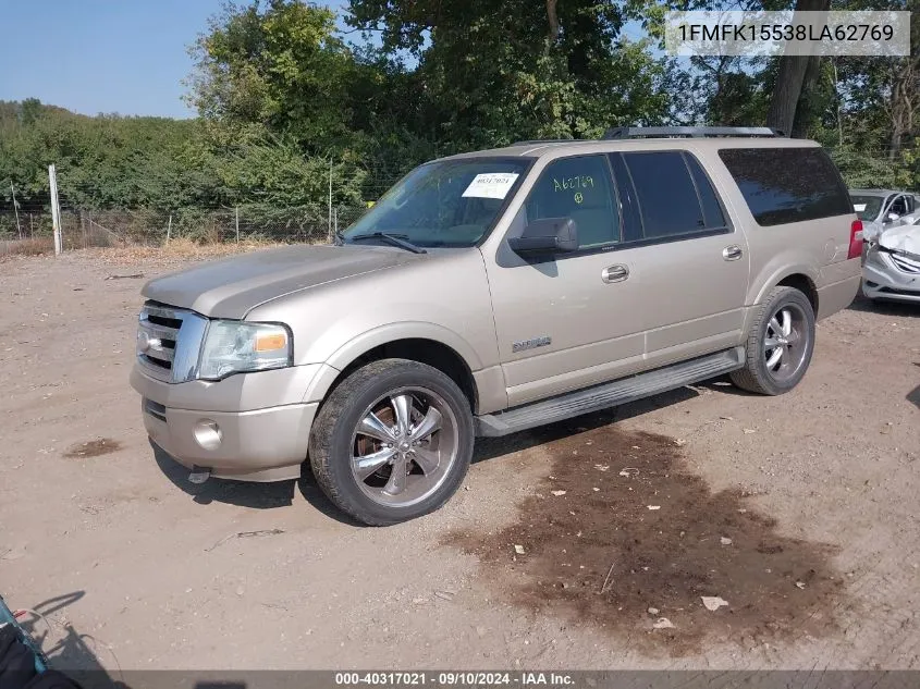 1FMFK15538LA62769 2008 Ford Expedition El Xlt