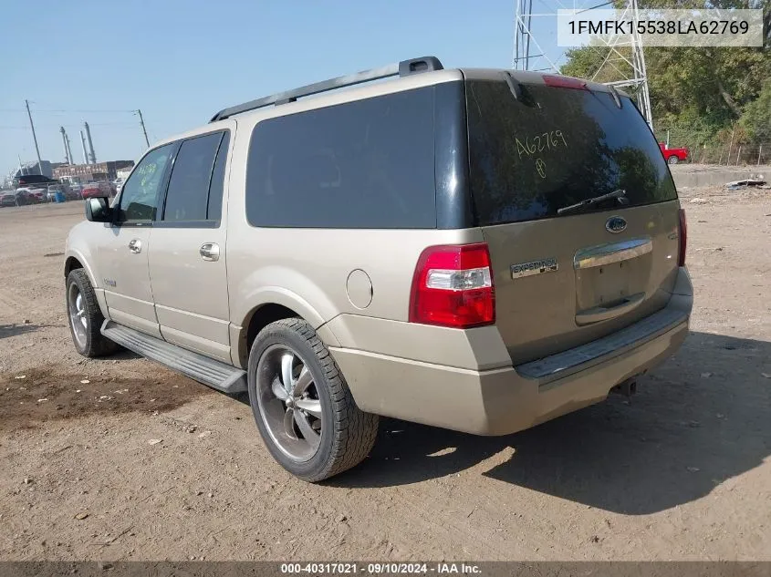 1FMFK15538LA62769 2008 Ford Expedition El Xlt