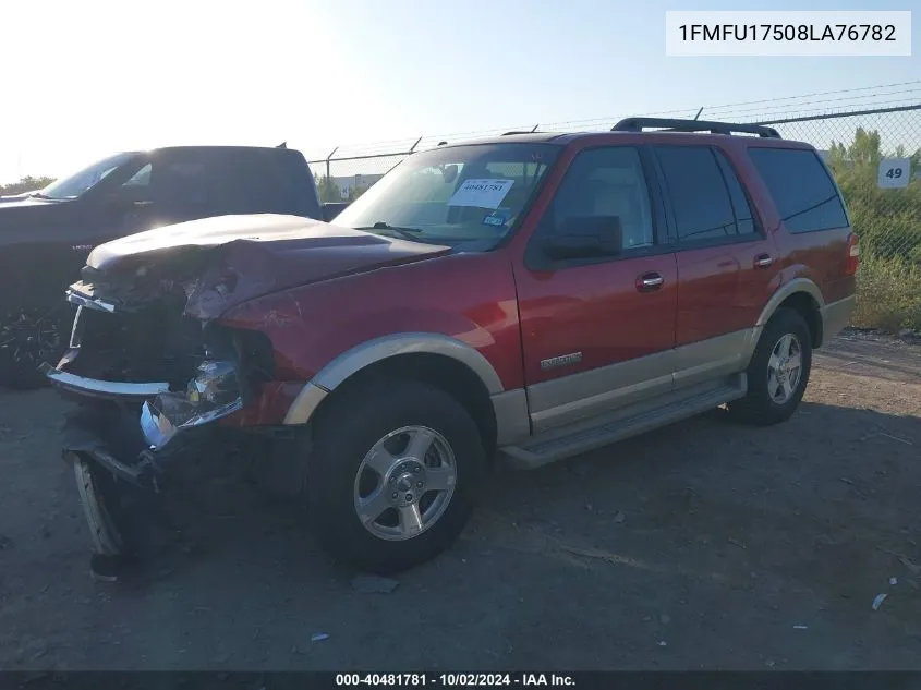 1FMFU17508LA76782 2008 Ford Expedition Eddie Bauer/King Ranch