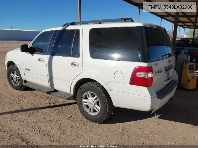 1FMFU15548LA02980 2008 Ford Expedition Xlt