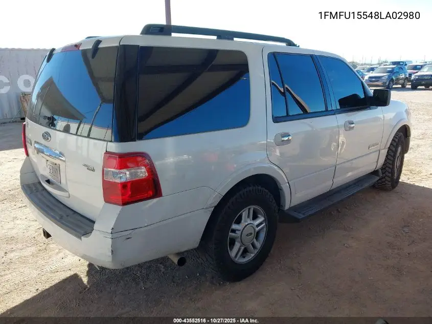 1FMFU15548LA02980 2008 Ford Expedition Xlt
