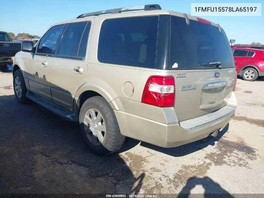 1FMFU15578LA65197 2008 Ford Expedition Xlt