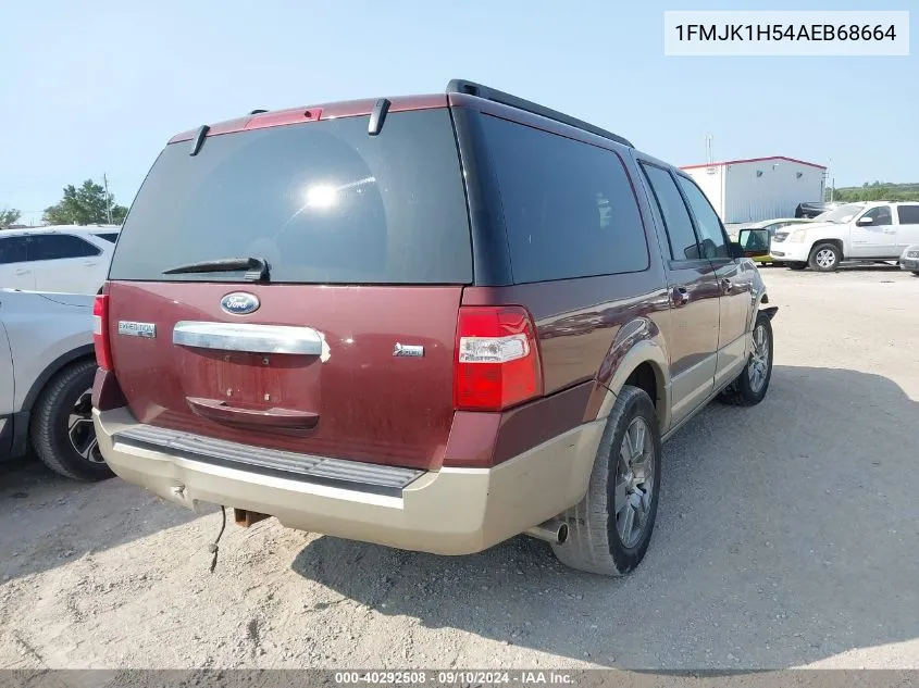 1FMJK1H54AEB68664 2010 Ford Expedition El El Eddie Bauer