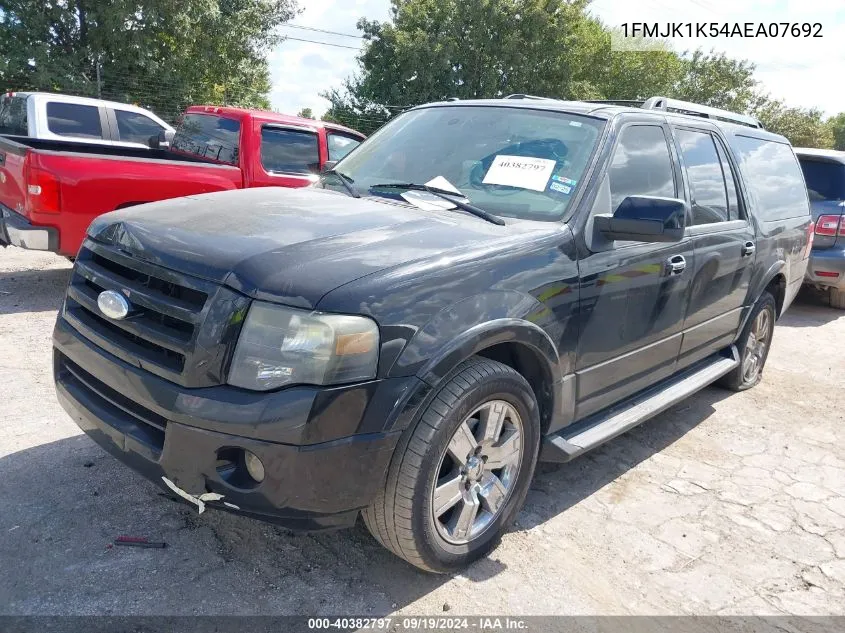 1FMJK1K54AEA07692 2010 Ford Expedition El Limited