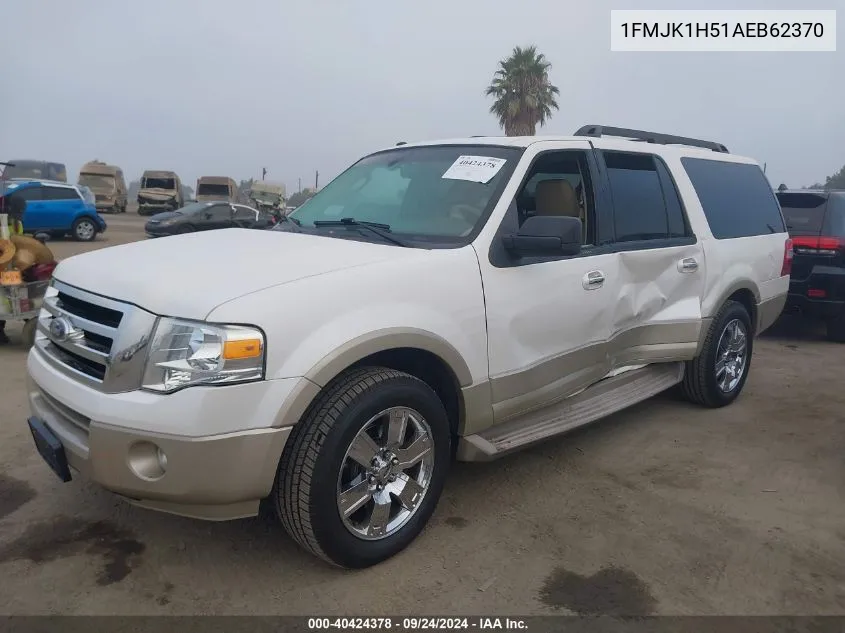 1FMJK1H51AEB62370 2010 Ford Expedition El Eddie Bauer/King Ranch