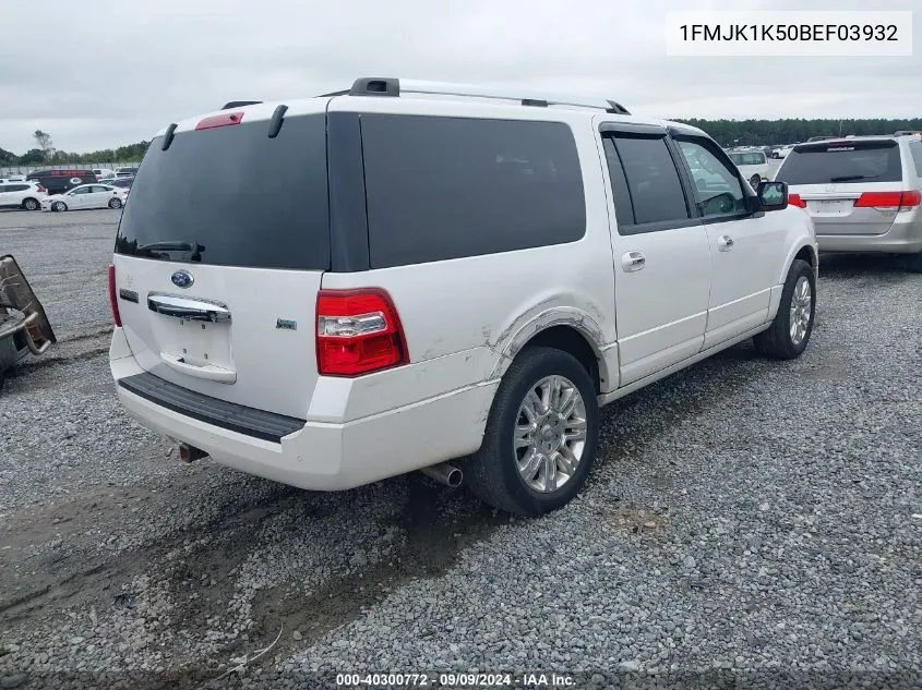 1FMJK1K50BEF03932 2011 Ford Expedition El Limited