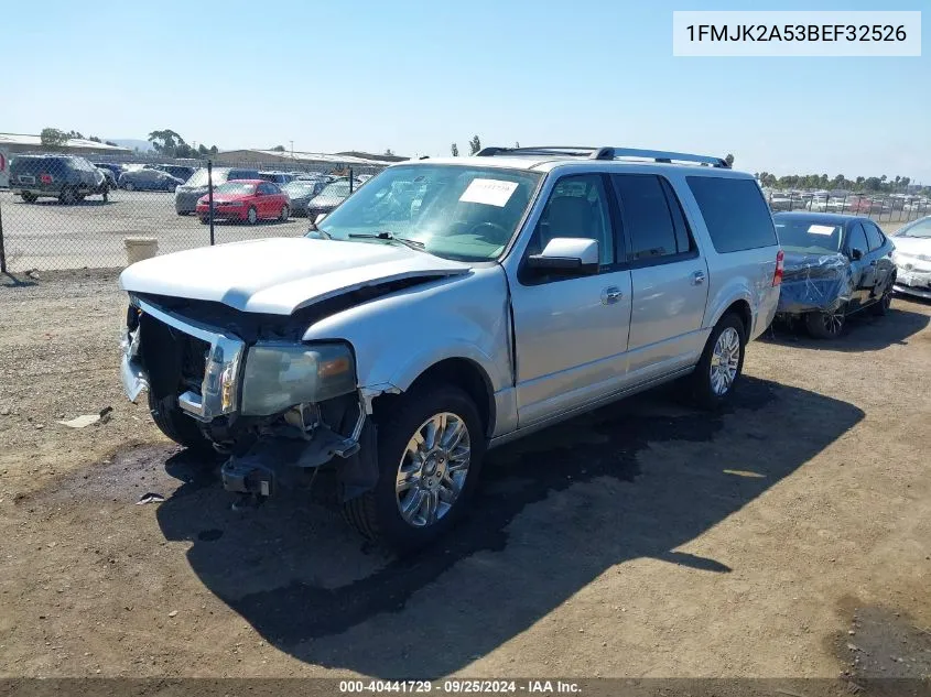 1FMJK2A53BEF32526 2011 Ford Expedition El Limited