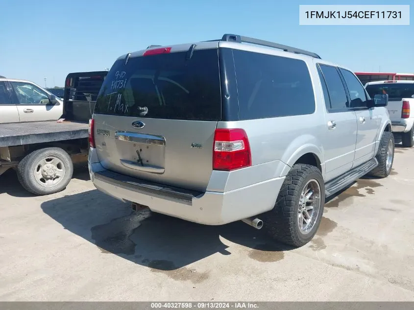 1FMJK1J54CEF11731 2012 Ford Expedition El Xlt