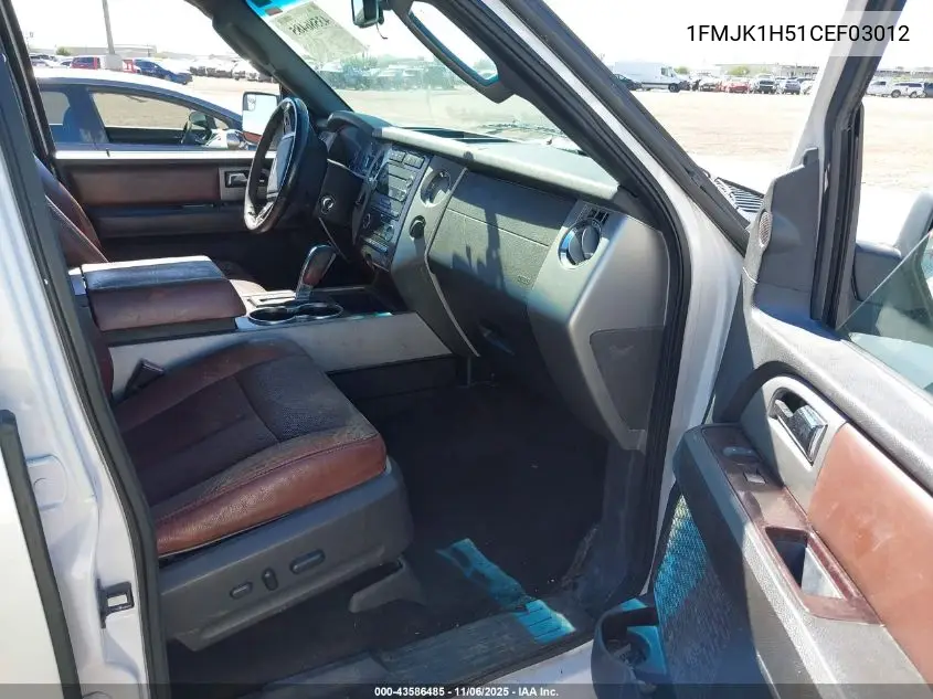 1FMJK1H51CEF03012 2012 Ford Expedition El King Ranch