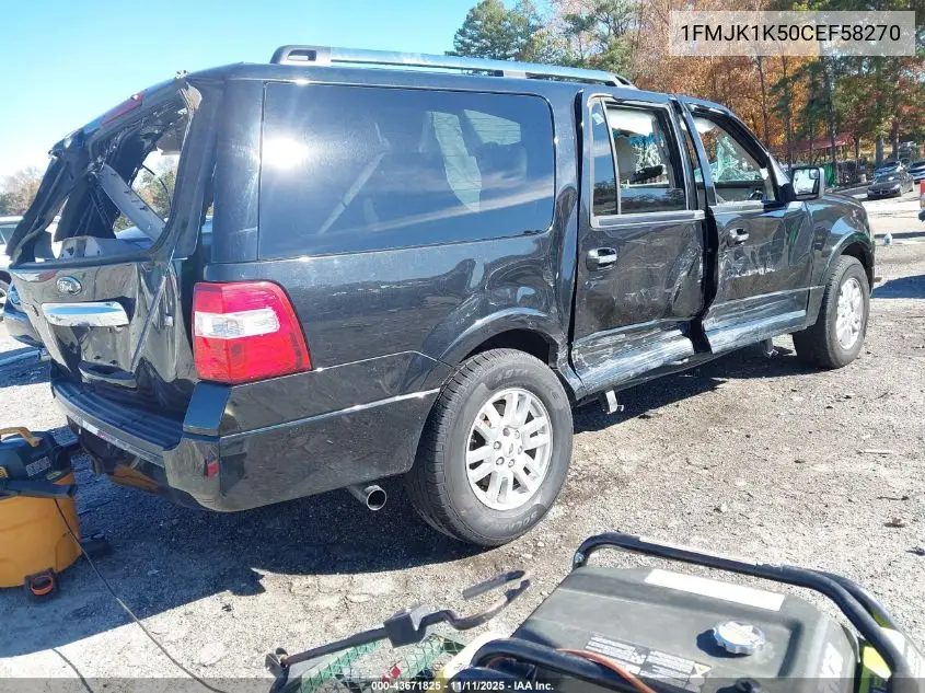 1FMJK1K50CEF58270 2012 Ford Expedition El Limited