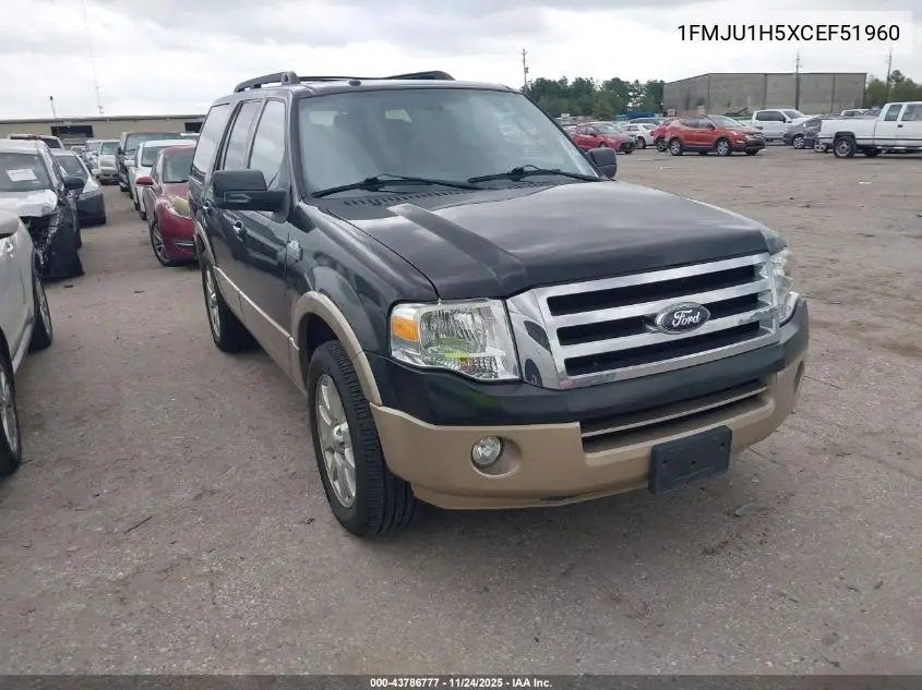 1FMJU1H5XCEF51960 2012 Ford Expedition King Ranch
