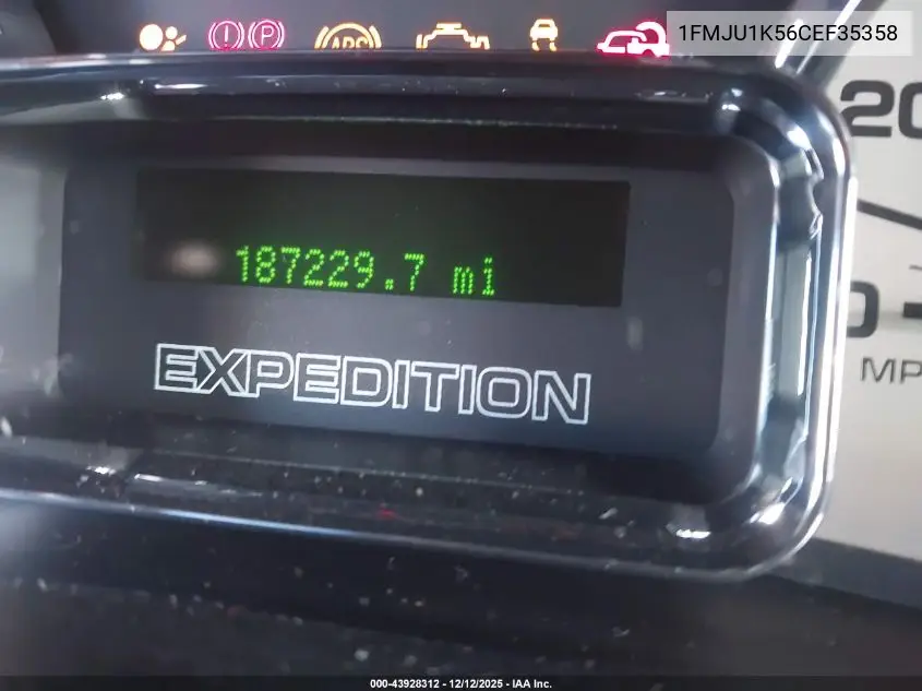 1FMJU1K56CEF35358 2012 Ford Expedition Limited