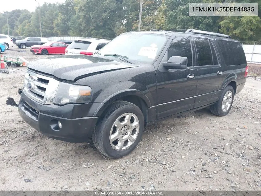 1FMJK1K55DEF44835 2013 Ford Expedition El Limited