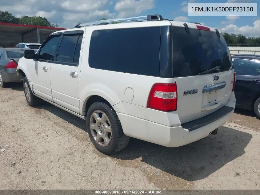 2013 Ford Expedition El Limited VIN: 1FMJK1K50DEF23150 Lot: 40323818