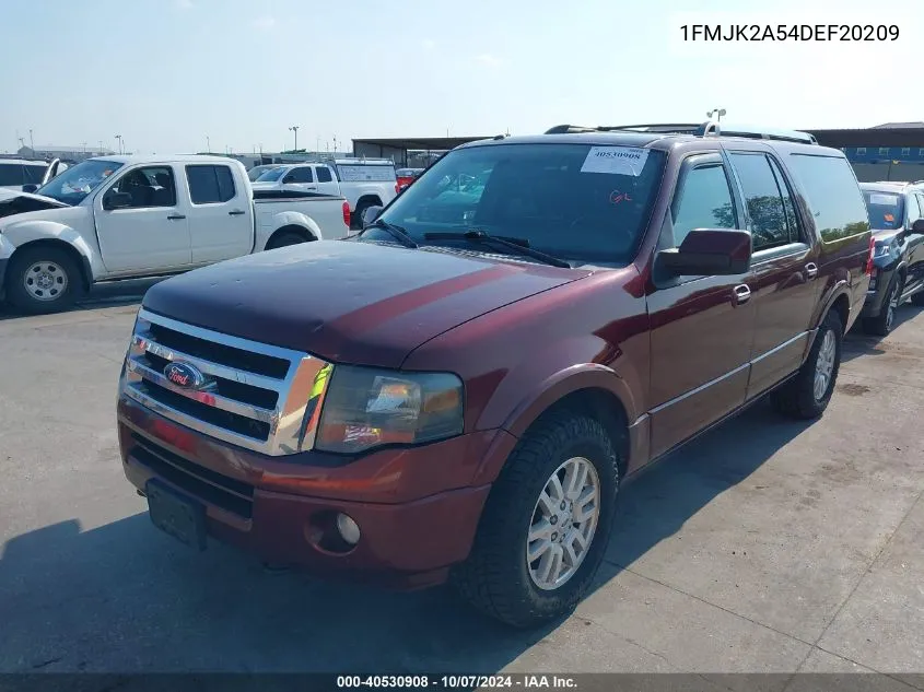 2013 Ford Expedition El Limited VIN: 1FMJK2A54DEF20209 Lot: 40530908