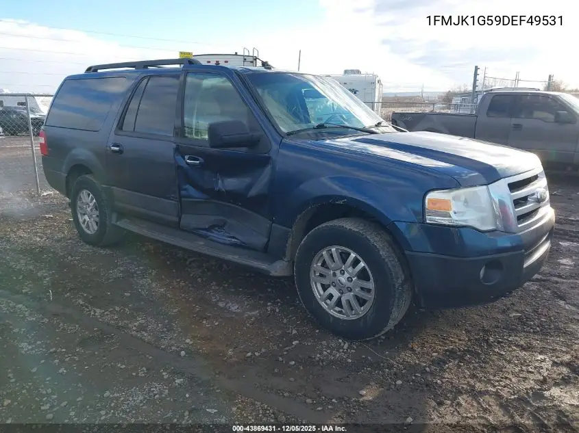 1FMJK1G59DEF49531 2013 Ford Expedition El Xl