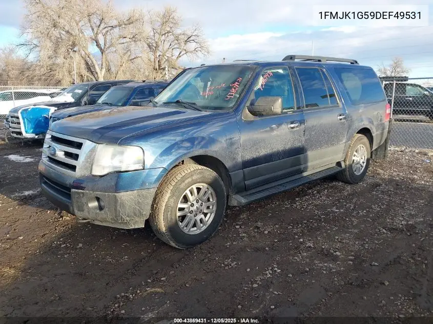 1FMJK1G59DEF49531 2013 Ford Expedition El Xl