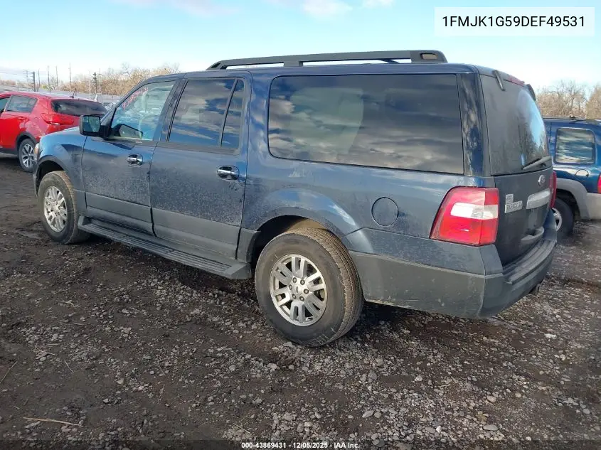1FMJK1G59DEF49531 2013 Ford Expedition El Xl