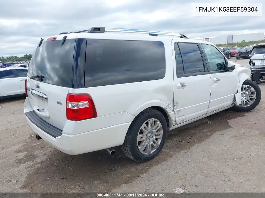 1FMJK1K53EEF59304 2014 Ford Expedition El El Limited