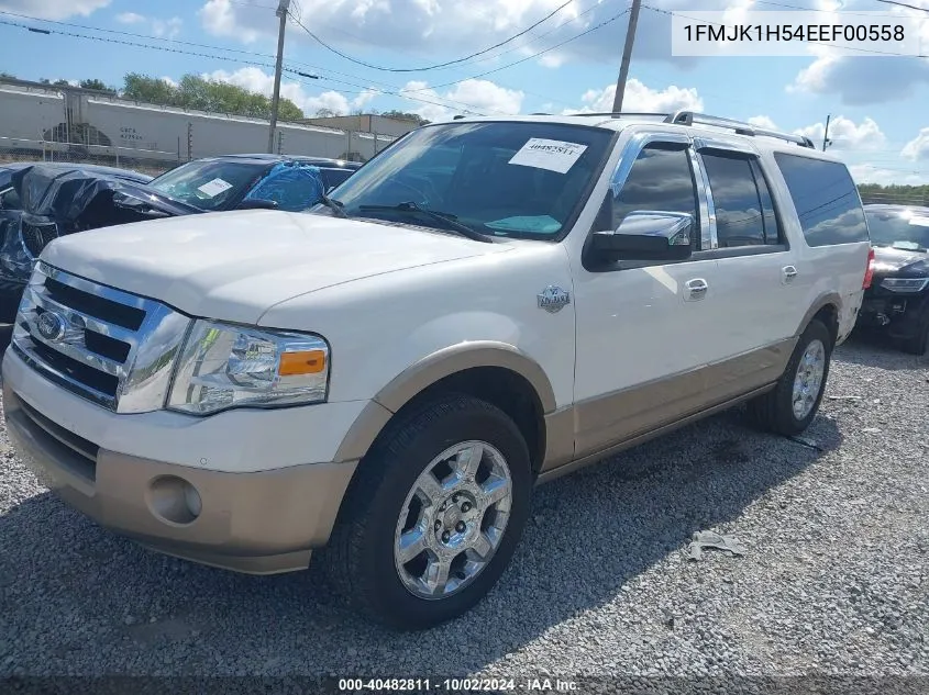 2014 Ford Expedition El King Ranch VIN: 1FMJK1H54EEF00558 Lot: 40482811