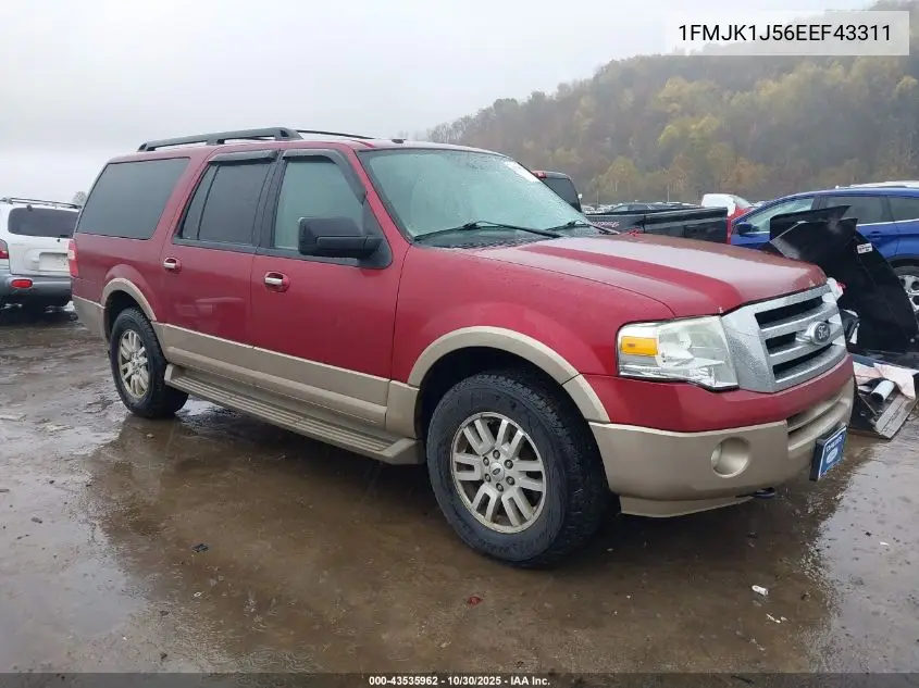 1FMJK1J56EEF43311 2014 Ford Expedition El Xlt