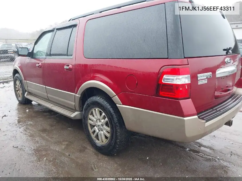 1FMJK1J56EEF43311 2014 Ford Expedition El Xlt