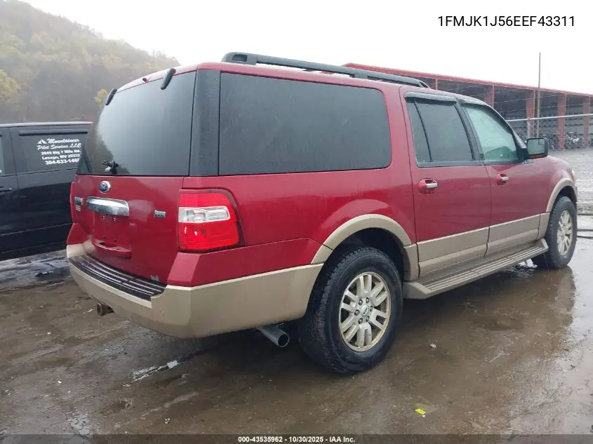 1FMJK1J56EEF43311 2014 Ford Expedition El Xlt