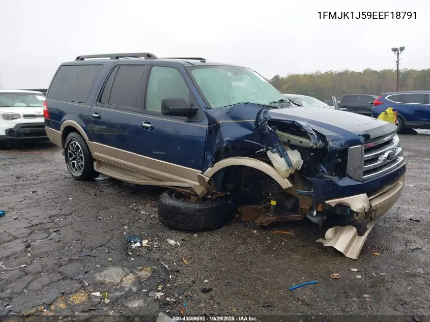 1FMJK1J59EEF18791 2014 Ford Expedition El Xlt