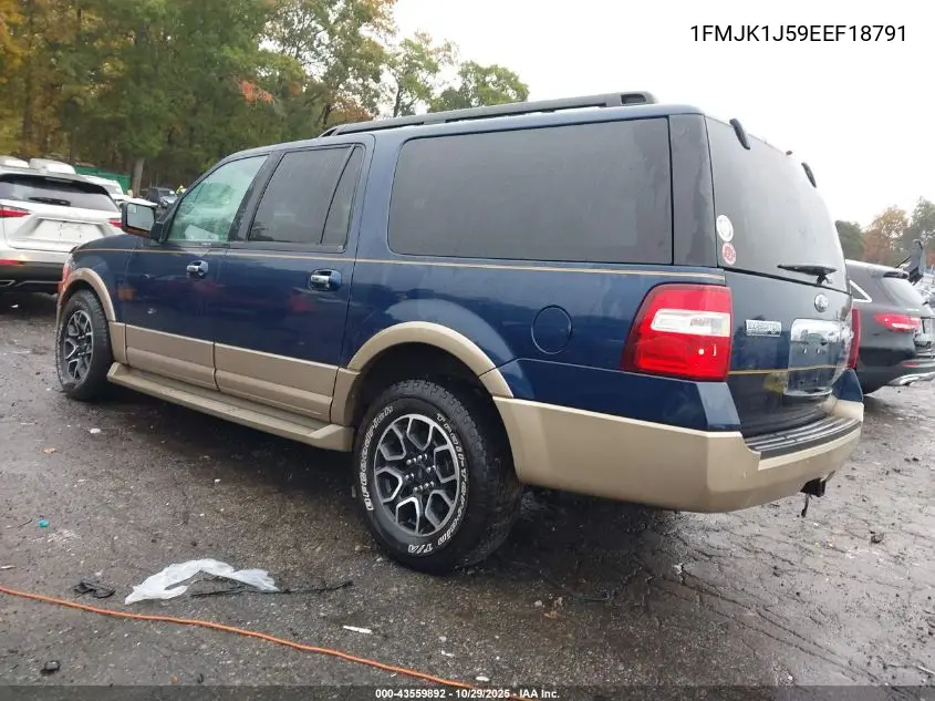 1FMJK1J59EEF18791 2014 Ford Expedition El Xlt