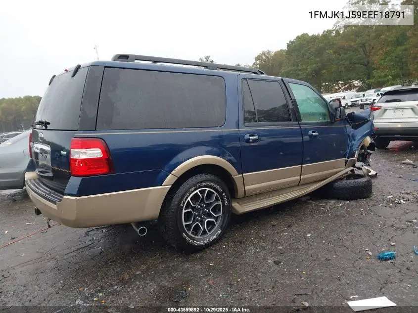 1FMJK1J59EEF18791 2014 Ford Expedition El Xlt