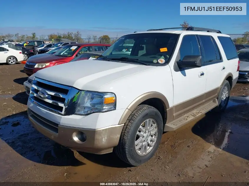 1FMJU1J51EEF50953 2014 Ford Expedition Xlt