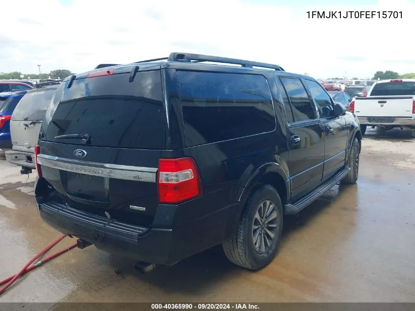 1FMJK1JT0FEF15701 2015 Ford Expedition El Xlt