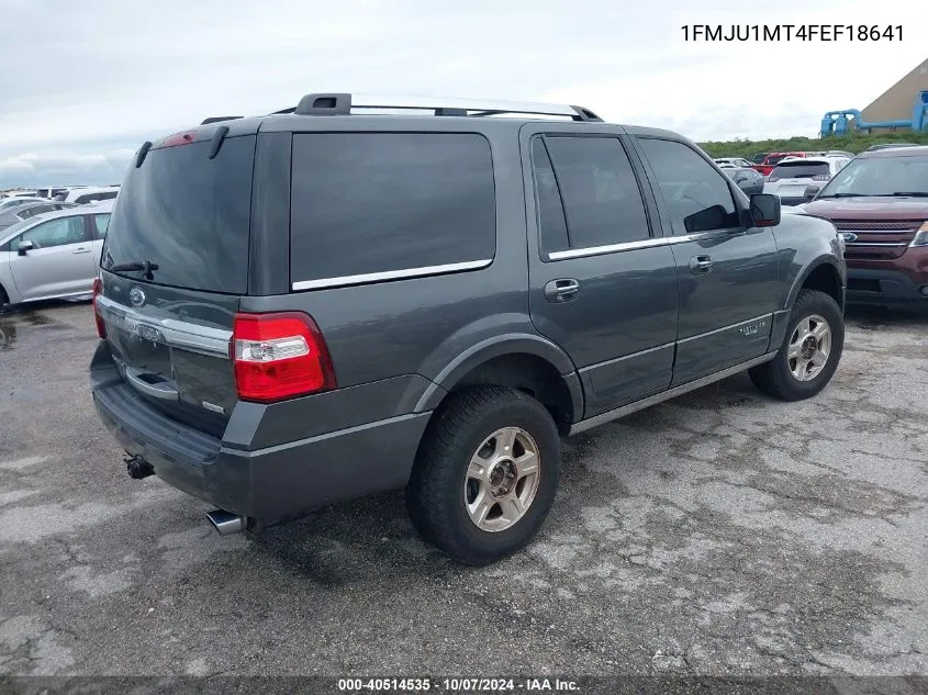 1FMJU1MT4FEF18641 2015 Ford Expedition Platinum