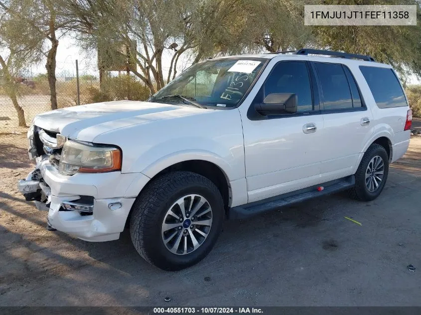 1FMJU1JT1FEF11358 2015 Ford Expedition Xlt