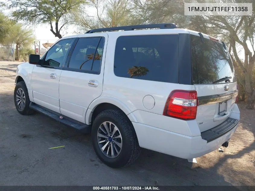 1FMJU1JT1FEF11358 2015 Ford Expedition Xlt