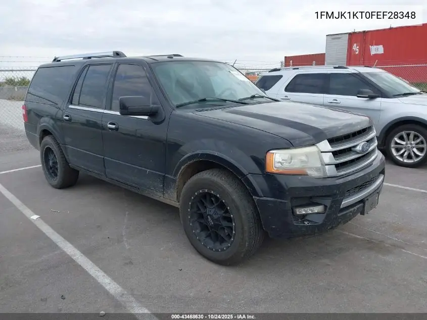 1FMJK1KT0FEF28348 2015 Ford Expedition El Limited